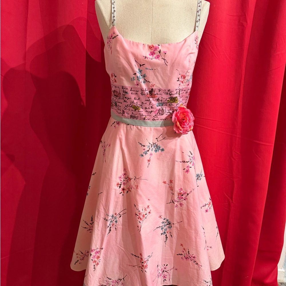 ABS Allen Schwartz Women’s Pink Floral Dress